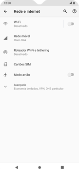 Como ativar e desativar o modo avião no seu aparelho - Motorola Moto E6i - Passo 5