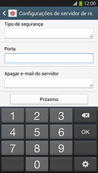 Como configurar seu celular para receber e enviar e-mails - Samsung Galaxy S IV - Passo 10
