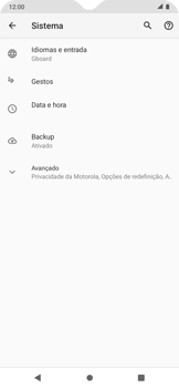 Como restaurar as configurações originais do seu aparelho - Motorola Moto E6i - Passo 5