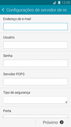 Como configurar seu celular para receber e enviar e-mails - Samsung Galaxy S5 - Passo 8