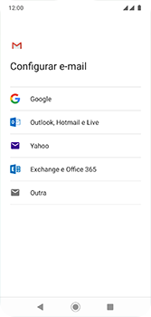 Como configurar seu celular para receber e enviar e-mails - Motorola Moto G7 - Passo 7