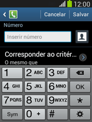 Como bloquear chamadas de um número específico - Samsung Galaxy Pocket - Passo 9