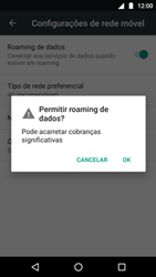 Como ativar e desativar o roaming de dados - Motorola Moto G5 Plus - Passo 6