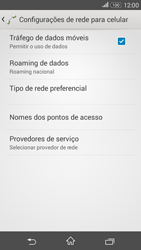 Como configurar a internet do seu aparelho (APN) - Sony Xperia E4G - Passo 6