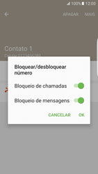 Como bloquear chamadas de um número específico - Samsung Galaxy S7 Edge - Passo 9