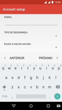 Como configurar seu celular para receber e enviar e-mails - Motorola Moto X Play - Passo 16