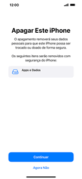 Como restaurar as configurações originais do seu aparelho - Apple iOS 16 Apple iOS 16 - Passo 6