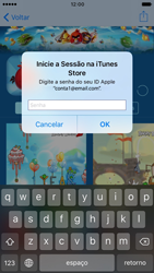 Como baixar aplicativos - Apple iOS 10 Apple iOS 10 - Passo 16