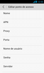 Como configurar a internet do seu aparelho (APN) - Huawei Y340 - Passo 11