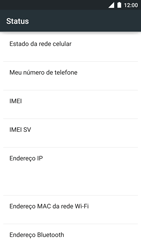 Como encontrar o número de IMEI do seu aparelho - Motorola Moto Turbo - Passo 5
