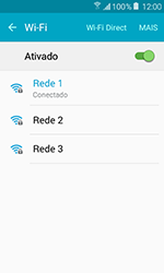 Como se conectar a uma rede Wi-Fi - Samsung Galaxy J1 - Passo 8