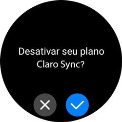 Como desativar Claro Sync - Samsung Galaxy Watch 5 - Passo 9
