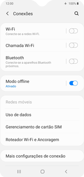 Como ativar e desativar o modo avião no seu aparelho - Samsung Galaxy A01 - Passo 6