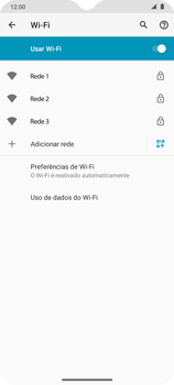 Como se conectar a uma rede Wi-Fi - Motorola Moto G9 Play - Passo 7