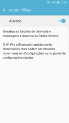 Como ativar e desativar o modo avião no seu aparelho - Samsung Galaxy S7 Edge - Passo 6