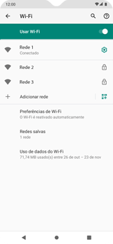Como se conectar a uma rede Wi-Fi - Motorola Moto E6i - Passo 9