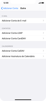 Como configurar seu celular para receber e enviar e-mails - Apple iOS 13 Apple iOS 13 - Passo 6