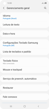Como restaurar as configurações originais do seu aparelho - Samsung Galaxy A21s - Passo 5
