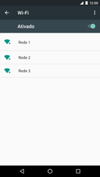 Como se conectar a uma rede Wi-Fi - LG Google Nexus 5X - Passo 6