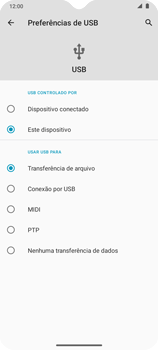 Como transferir arquivos do computador (Windows) para seu aparelho - Motorola Moto G9 Play - Passo 5