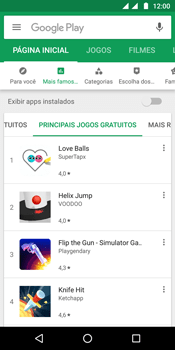 Como baixar aplicativos - Motorola Moto G6 Plus - Passo 6