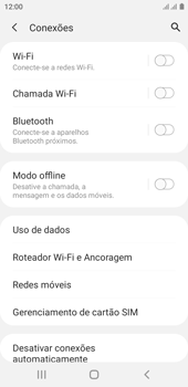 Como ativar e desativar o roaming de dados - Samsung Galaxy A01 Core - Passo 4