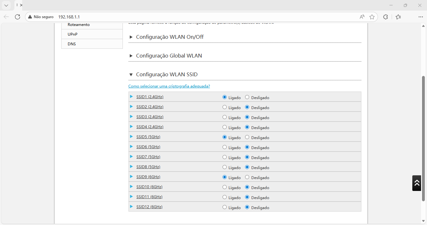 Como configurar o nome (SSID) e a senha da rede Wi-Fi Mesh pelo computador - ZTE H6701Q - Passo 8
