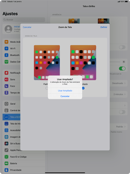 Como ampliar a tela com o zoom - Apple iPad Pro 12,9 - Passo 6