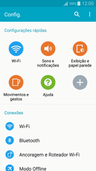 Como usar seu aparelho como um roteador de rede Wi-Fi - Samsung Galaxy A5 - Passo 4