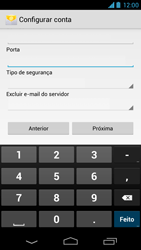 Como configurar seu celular para receber e enviar e-mails - Motorola Moto X (1ª Geração) - Passo 10