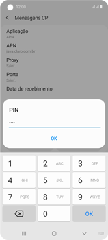 Como conectar à internet (APN automático) - Samsung Galaxy A21s - Passo 23