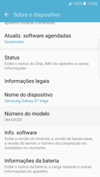 Como encontrar o número de IMEI do seu aparelho - Samsung Galaxy S7 Edge - Passo 4