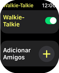 Como usar a função Walkie-Talkie - Apple Watch Ultra - Passo 3