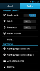 Como ativar e desativar o modo avião no seu aparelho - Huawei Ascend G510 - Passo 5