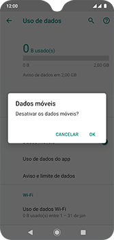 Como ativar e desativar uma rede de dados - Motorola Moto G7 - Passo 7