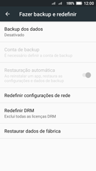 Como restaurar as configurações originais do seu aparelho - Lenovo Vibe C2 - Passo 5