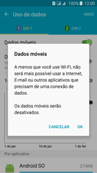 Como ativar e desativar uma rede de dados - Samsung Galaxy J5 - Passo 7