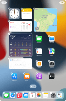 Como adicionar widgets na tela - Apple iPad mini - Passo 6