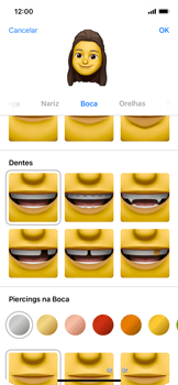 Como criar um Memoji - Apple iOS 15 Apple iOS 15 - Passo 26