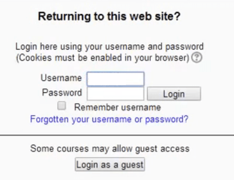 How to login to Open LMS (Moodle) at Bladen Community College using your  BCC email address and password