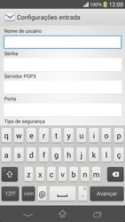 Como configurar seu celular para receber e enviar e-mails - Sony Xperia SP - Passo 8