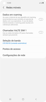 Como conectar à internet (APN automático) - Samsung Galaxy A21s - Passo 12