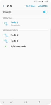 Como se conectar a uma rede Wi-Fi - Samsung Galaxy S9 Plus - Passo 9