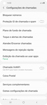 Como bloquear chamadas de números desconhecidos - Samsung Galaxy A21s - Passo 5