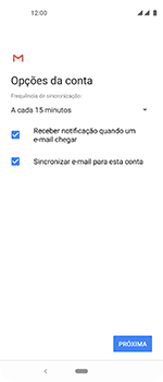 Como configurar seu celular para receber e enviar e-mails - Motorola One Vision - Passo 19