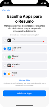 Como criar um resumo de notificações - Apple iOS 15 Apple iOS 15 - Passo 7