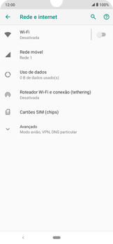 Como usar seu aparelho como um roteador de rede Wi-Fi - Motorola Moto E6 Plus - Passo 5