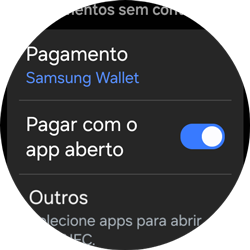 Como ativar a função NFC no Galaxy Watch - Samsung Galaxy Watch Ultra (2024) - Passo 7