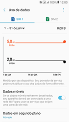 Como definir um aviso e limite de uso de dados - Samsung Galaxy J2 Prime - Passo 11