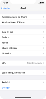 Como melhorar a velocidade da internet móvel - Apple iOS 14 Apple iOS 14 - Passo 4